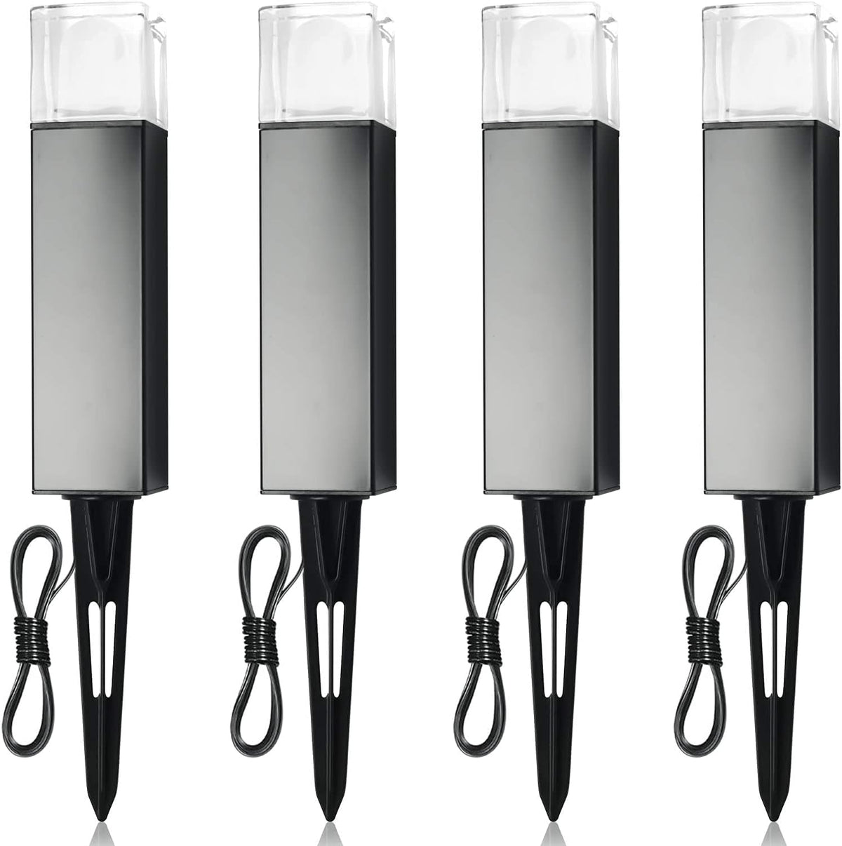 3W 12V Low Voltage IP65 Waterproof Landscape Lighting 4-Pack X79543