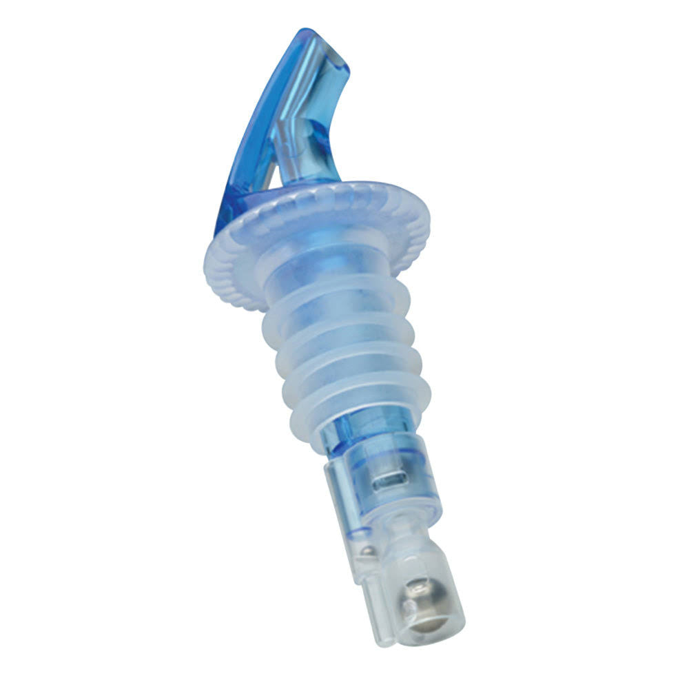 1.5 oz. Ocean Blue Measured Liquor Pourer - 12/Pack E8460