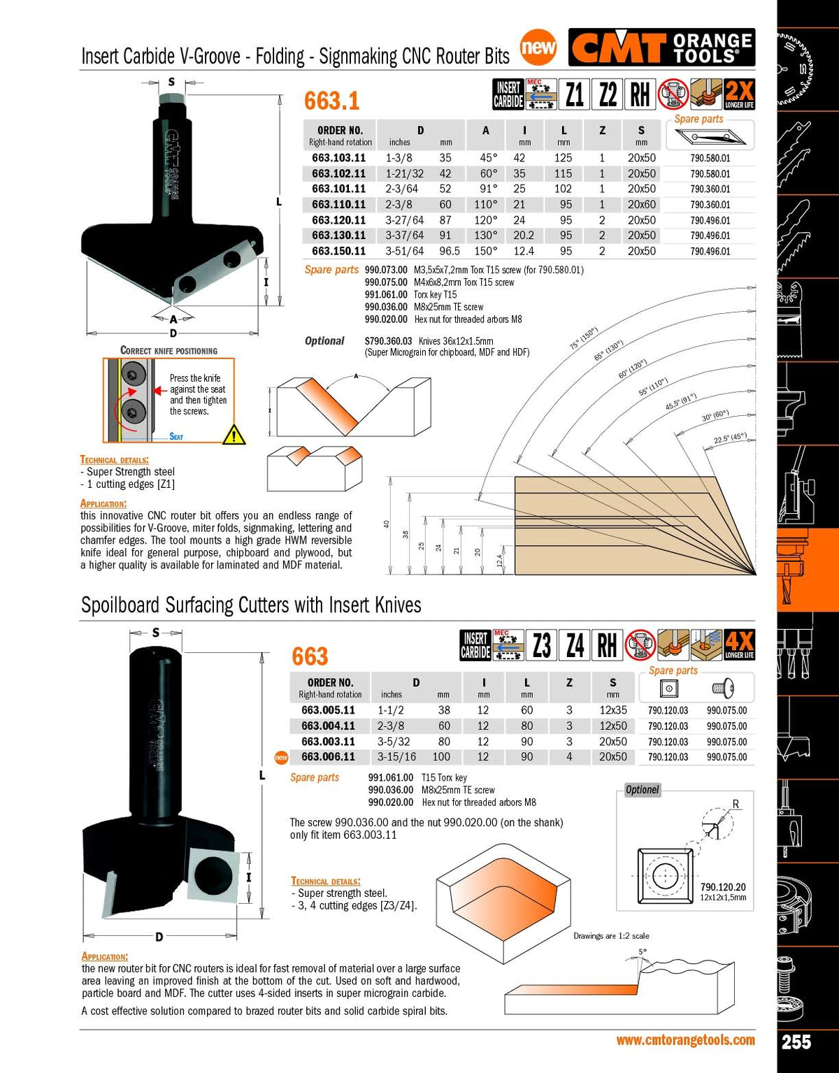 Carbide Spoilboard Surfacing Router Bit F926064