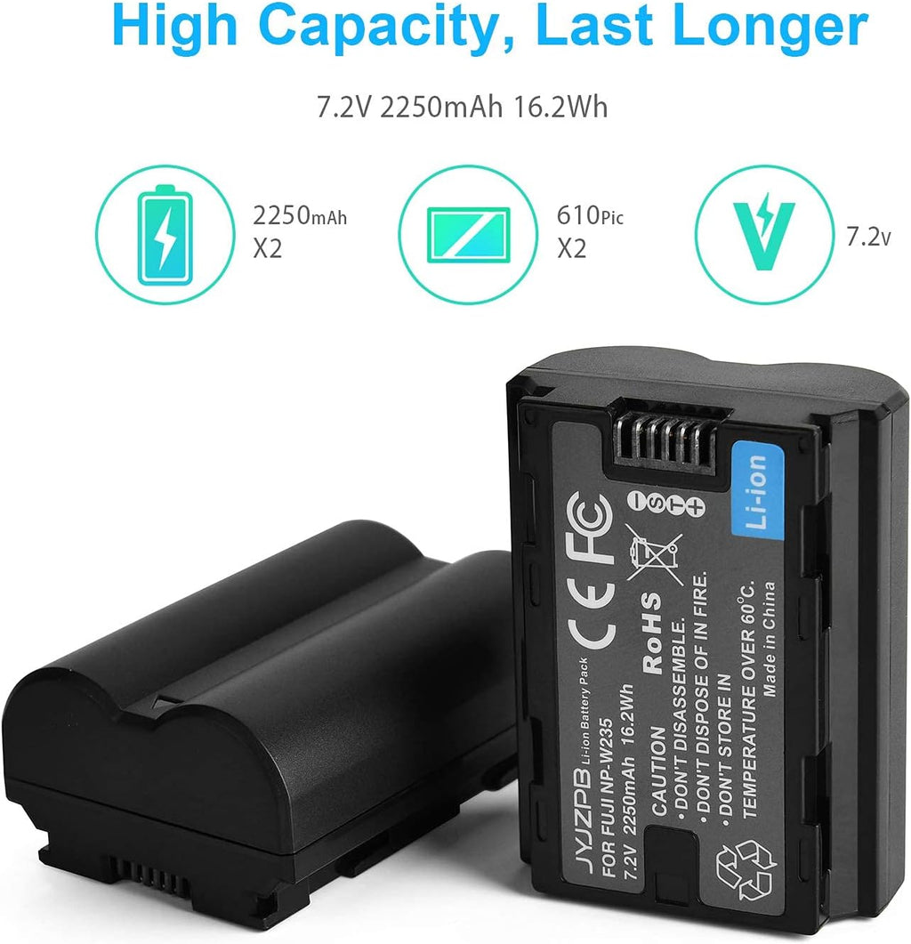 Rechargeable Li-Ion Camera Battery 2-Pack with Battery Charger T32210
