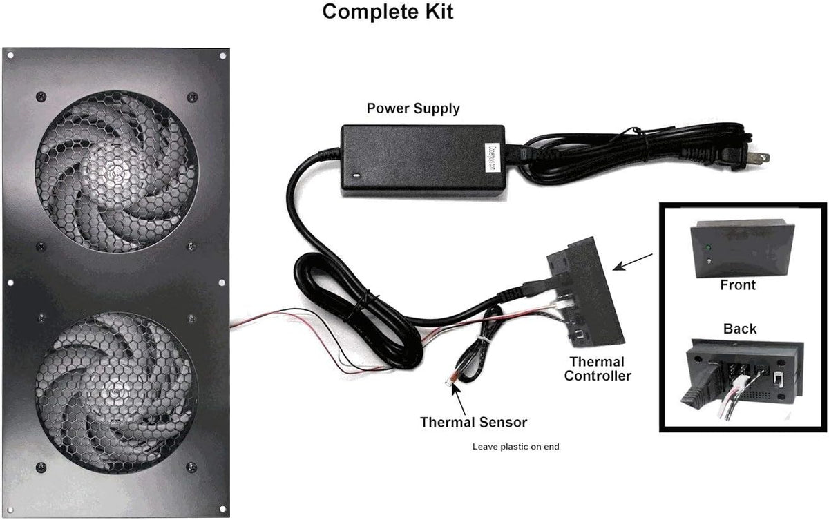 120mm AV Cabinet Cooler with Fans S3248