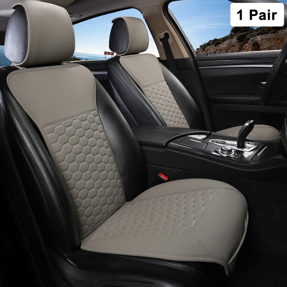 1 Pair PU Leather Car Seat Covers M363589
