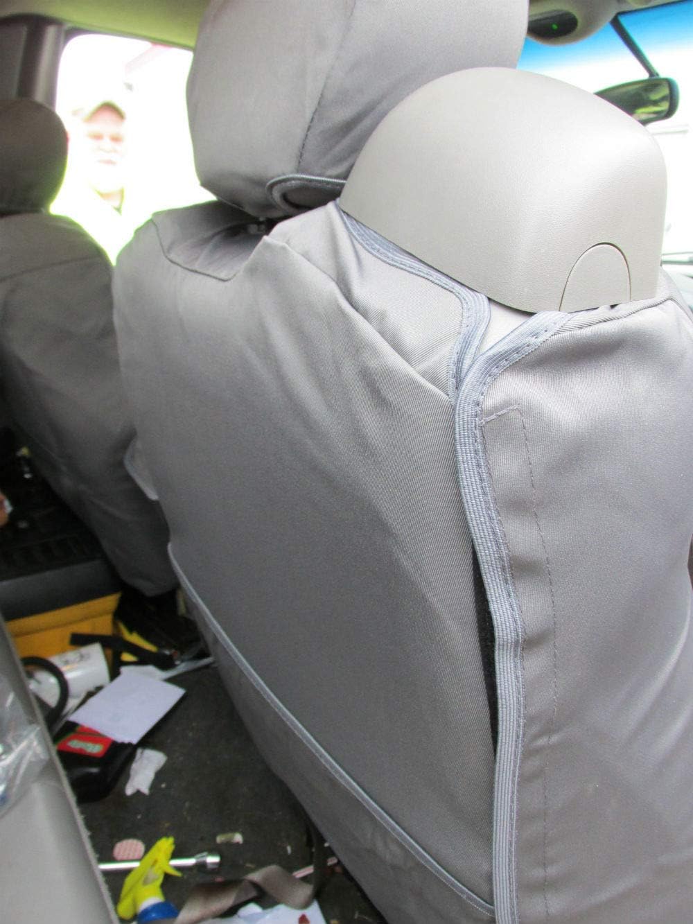 Gray Twill Seat Covers M4201