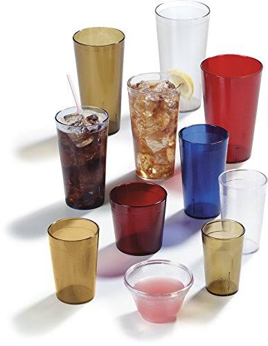 Blue 8 oz Plastic Textured Tumbler X998