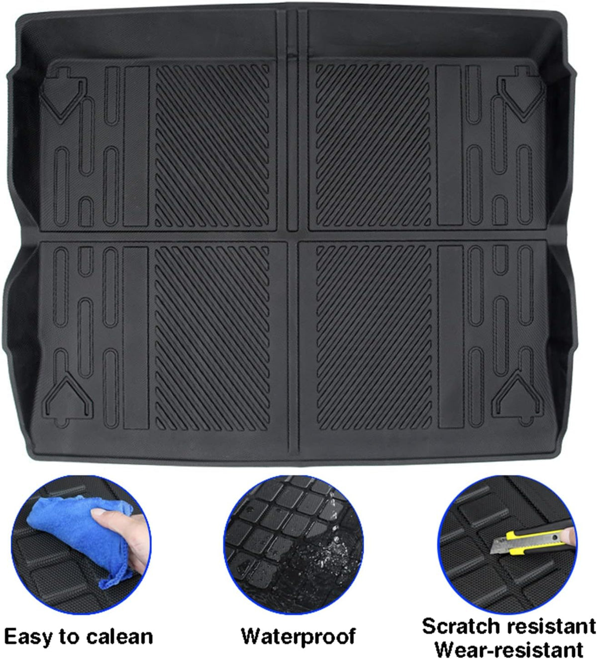 Cargo Mat Cargo Liner TPE Material All-Weather Trunk Liner Trunk Mat K53959