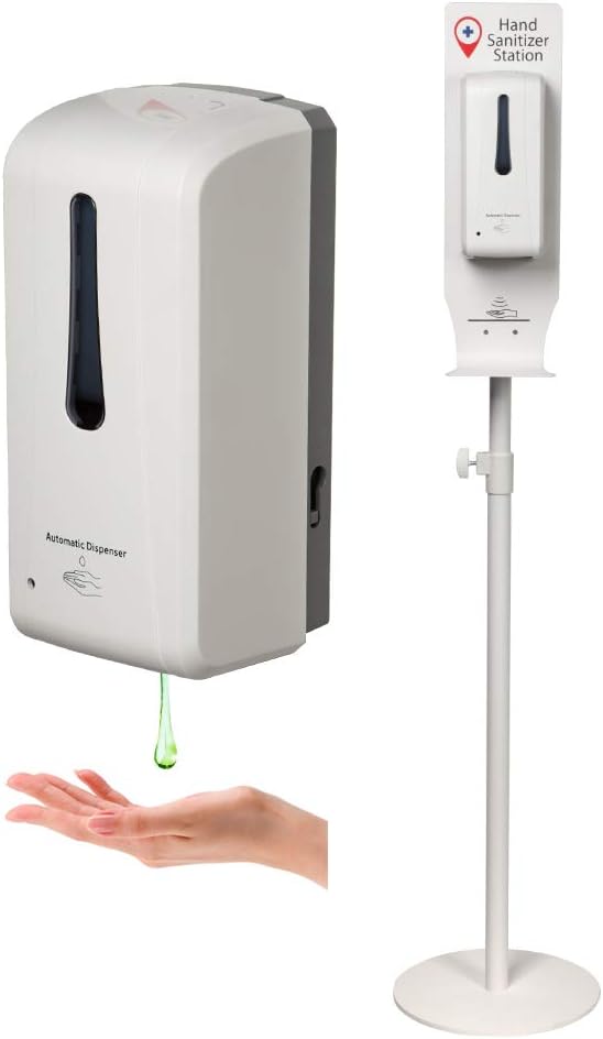 Automatic Sanitizer Dispenser with Height Adjustable Metal Stand H804