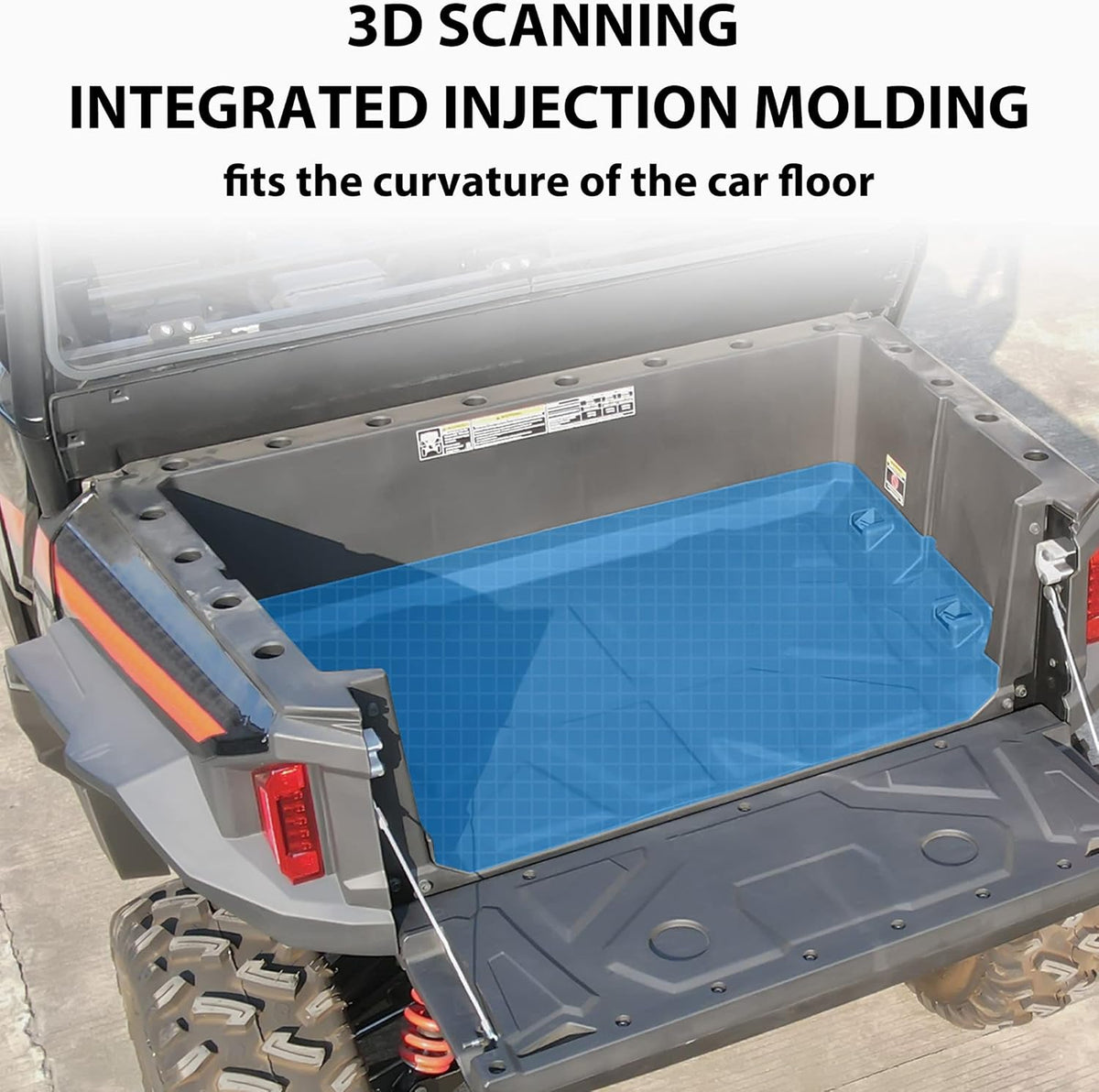 Rubber TPE Rear Cargo Bed Mat G4012