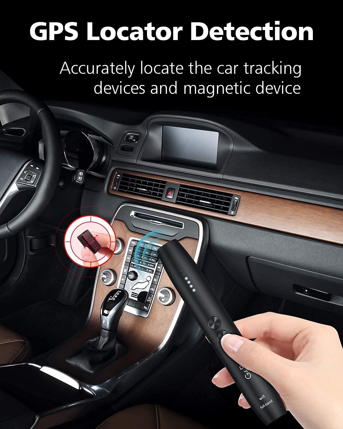 Anti Spy Detector, 5 Levels Sensitivity, Portable Pen Shape D925