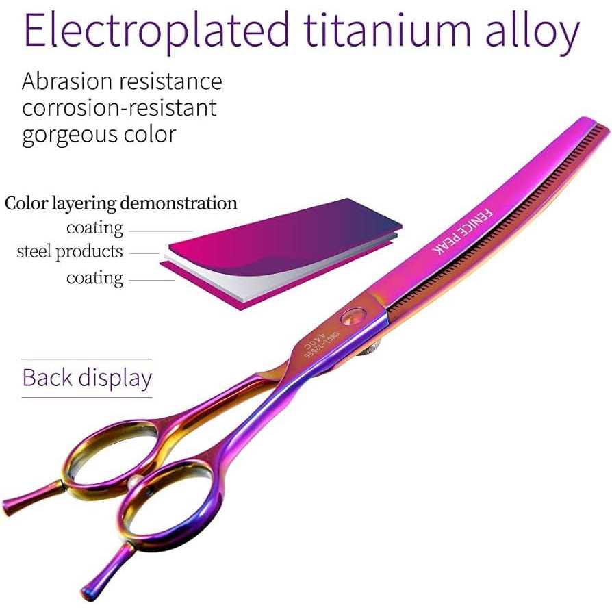 Curved Thinning Shears 7.0” 440C Steel A60934