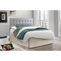 Grey Tufted Adjustable Height Headboard Full K118