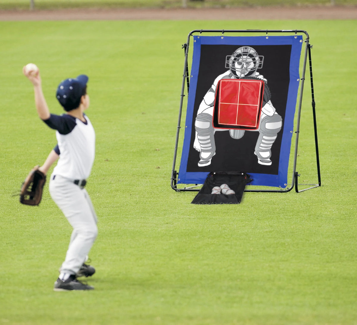 Baseball Pitching Target + Rebounder Net Q6704
