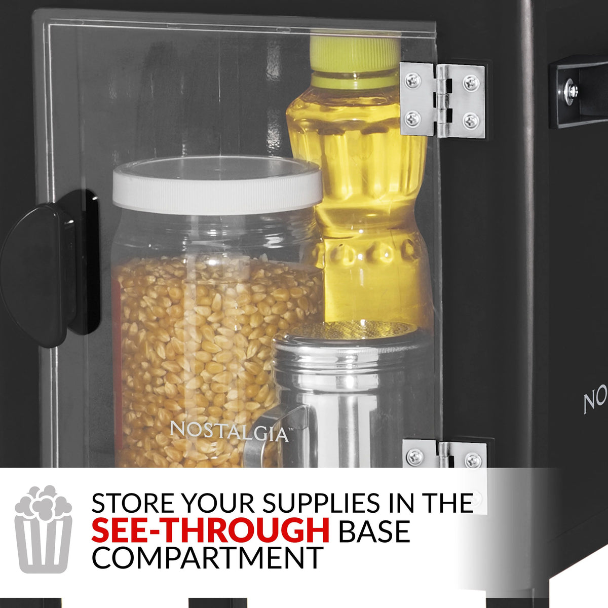2.5 Ounce Popcorn Cart with 5-Quart Bowl J27645