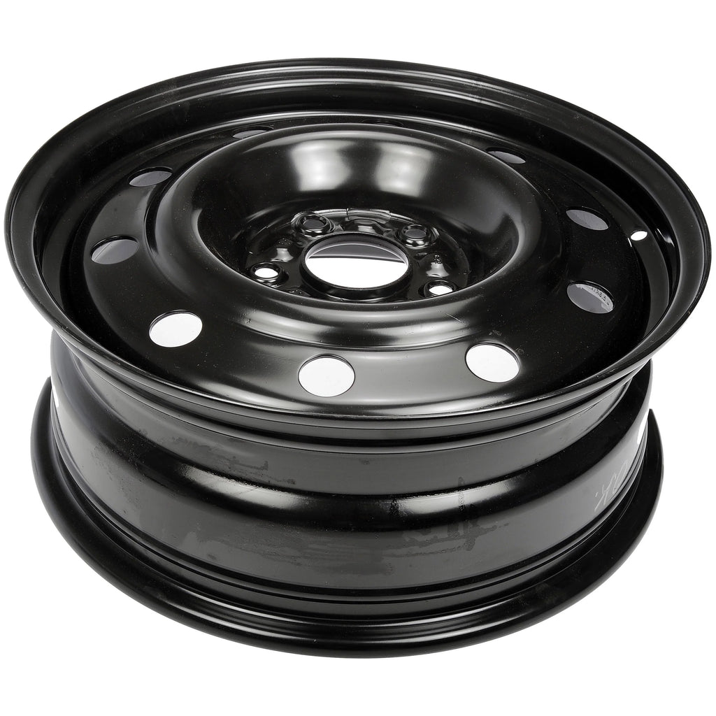 Steel 17 x 6.5-inch 5-Lug Black Wheel Rim E417