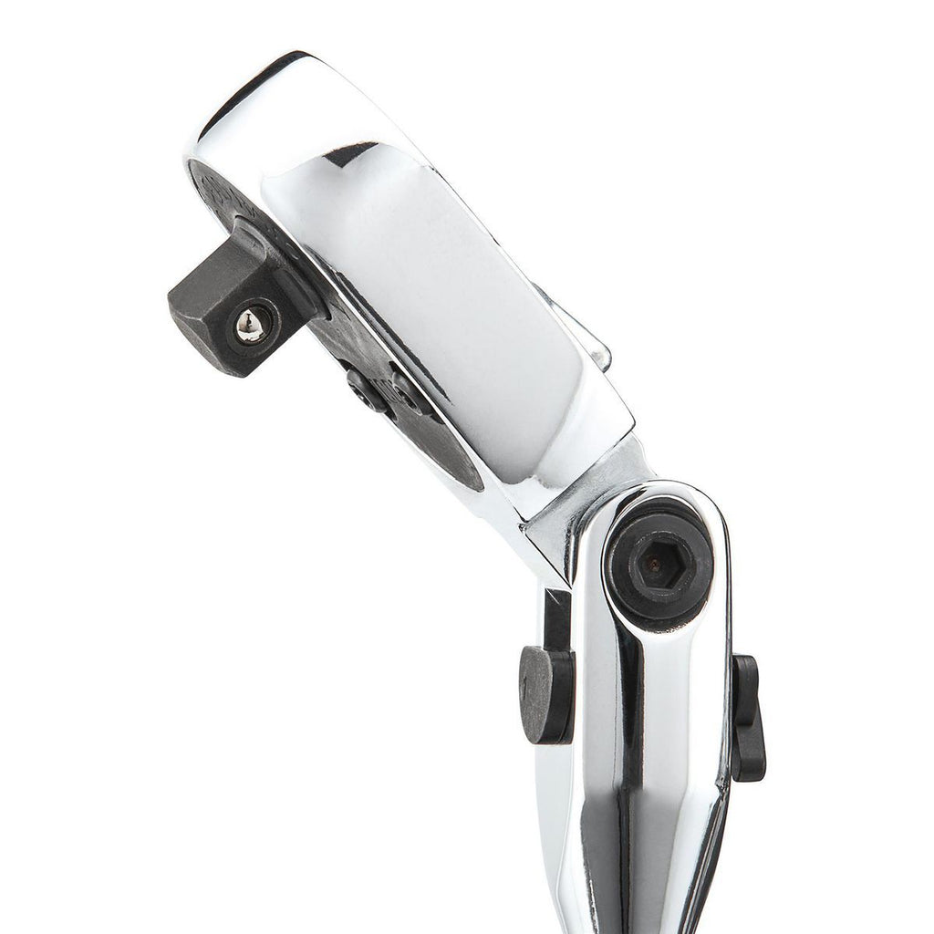 1/4 in. Drive 9 in. Long Locking Flex Ratchet with Comfort Grip B132608