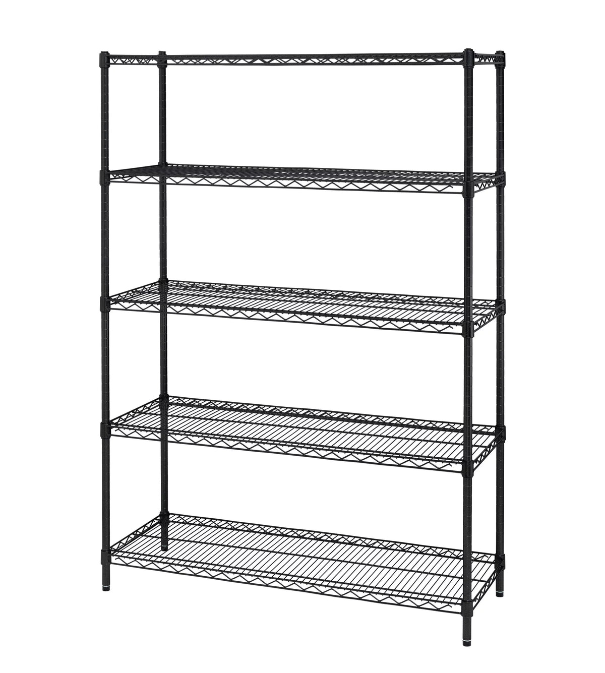 Black 5-Tier Wire Shelf J667