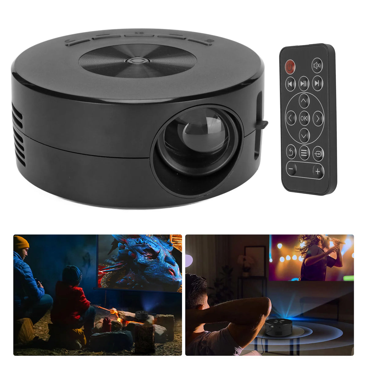 Mini LED Video Projector M888