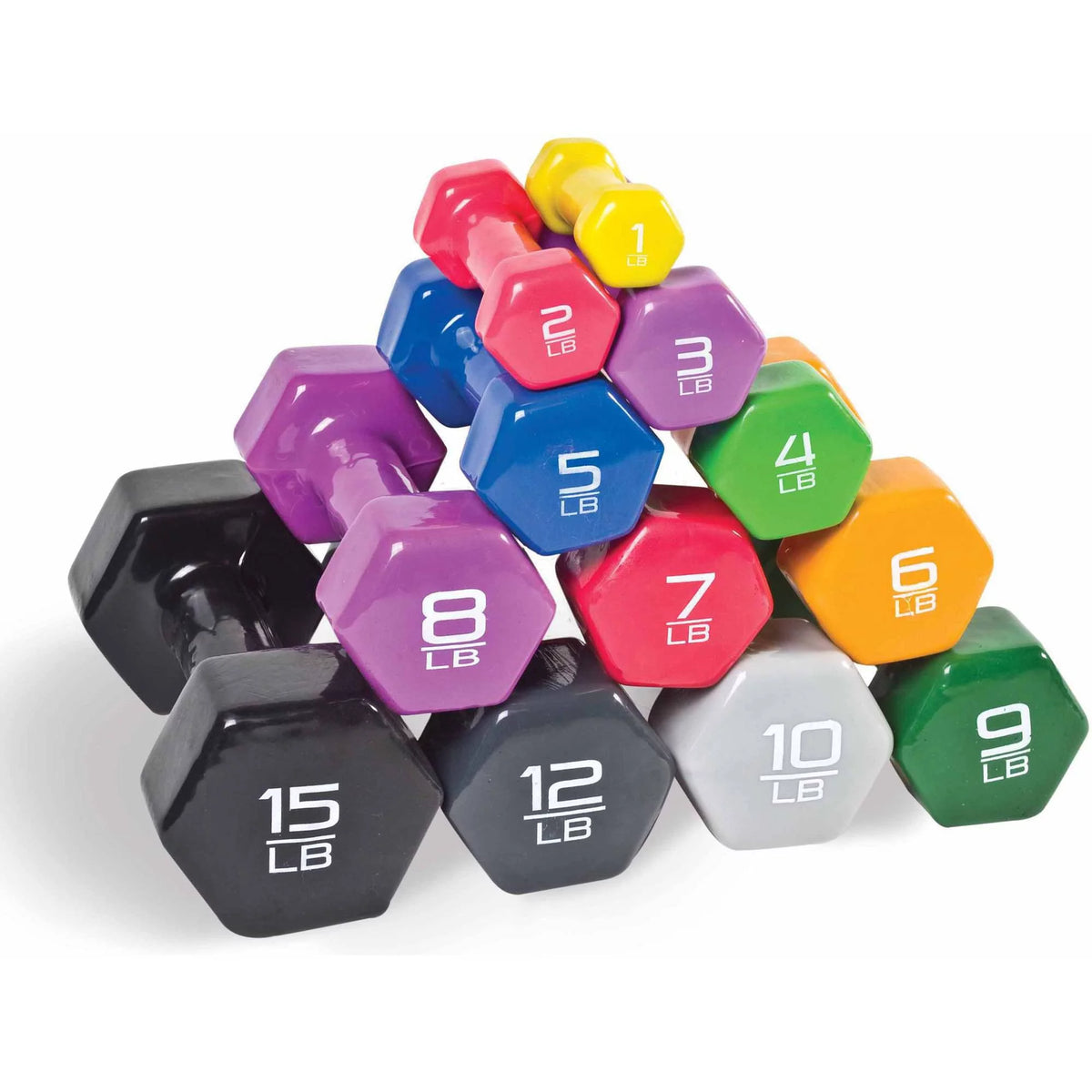 2 lb Pair Vinyl-Coated Dumbbell F71850