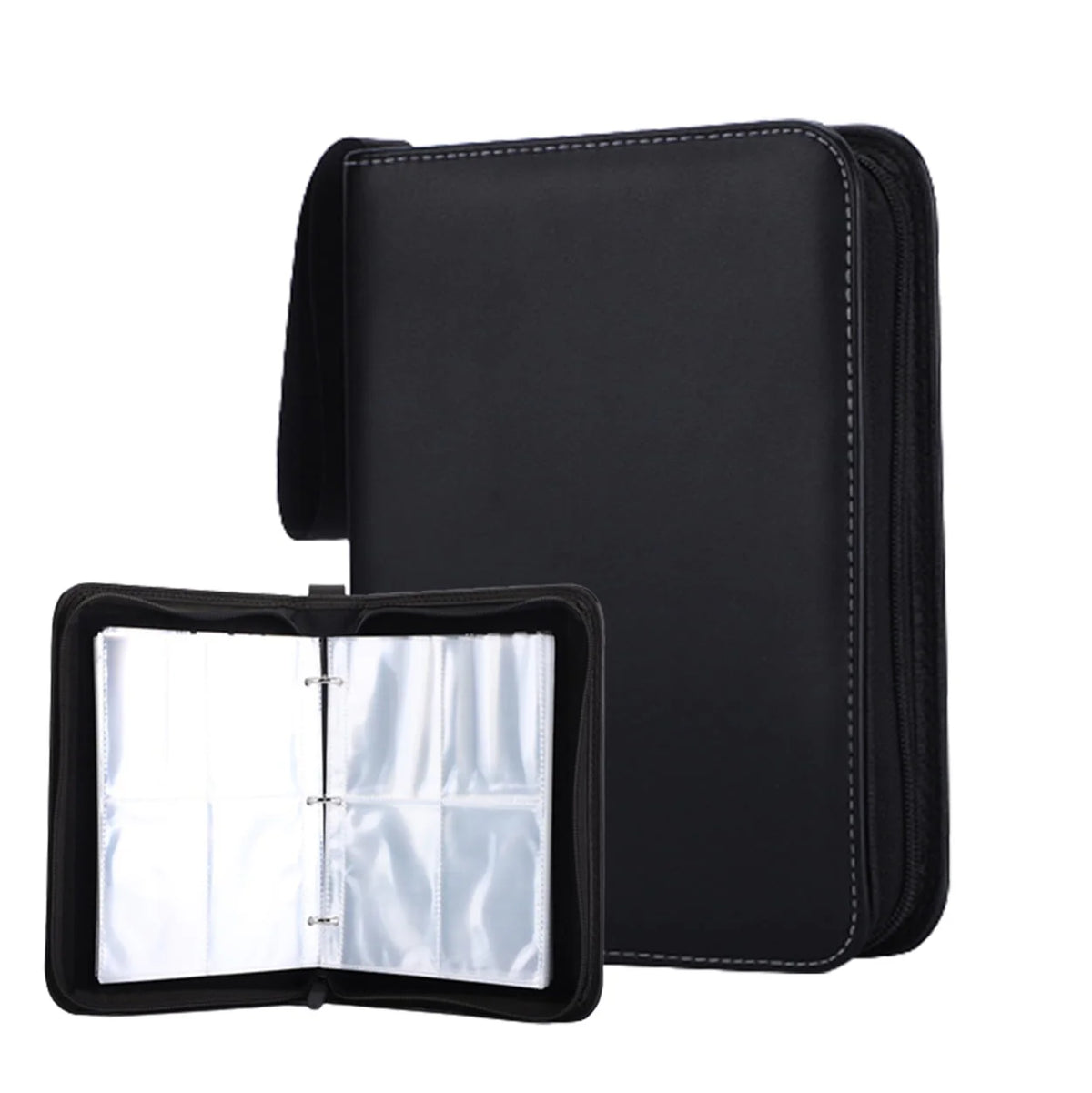 Black 4-Pocket Trading Card Binder I726