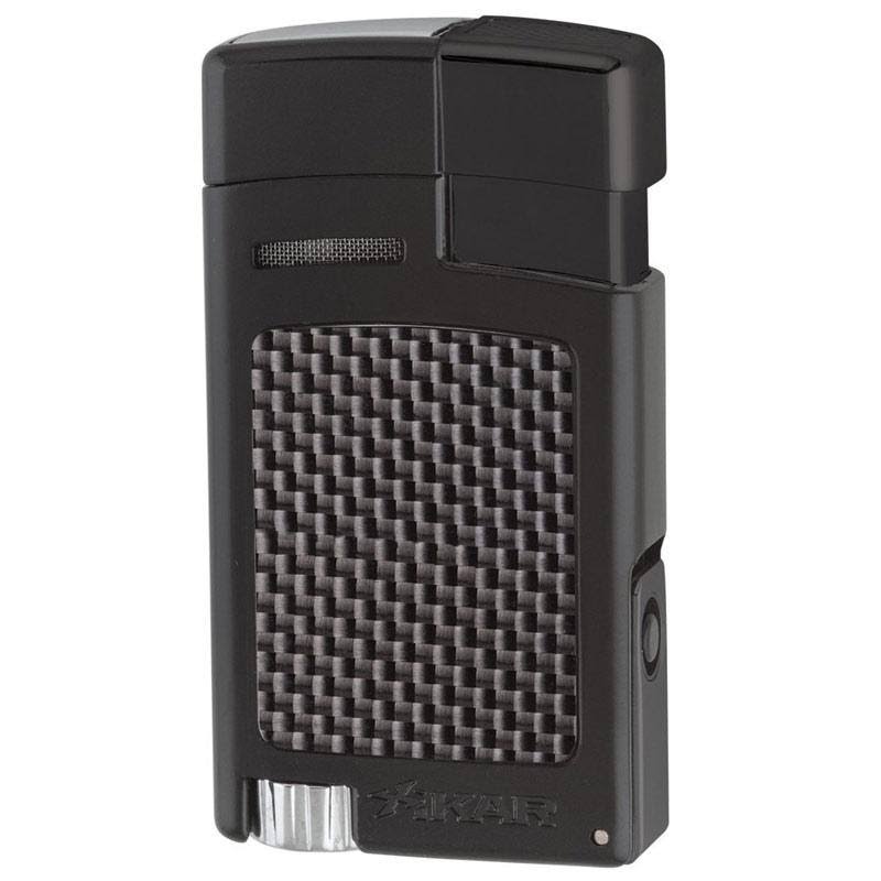 Black Carbon Fiber Jet Flame Lighter X77361