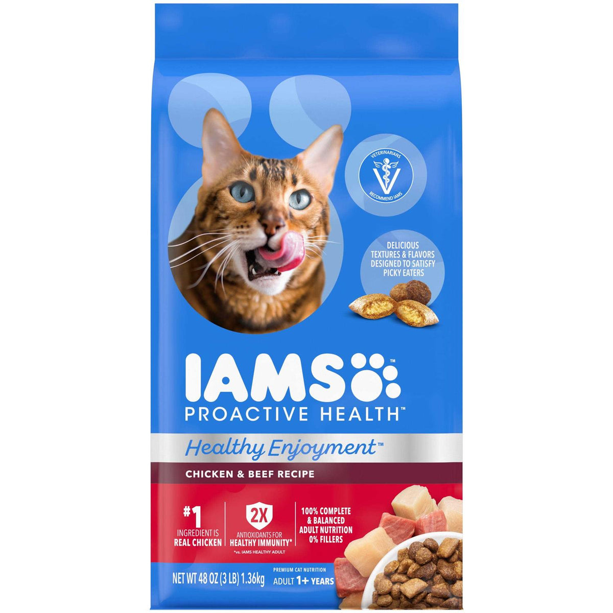 Chicken & Beef Dry Cat Food U197