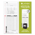 Time Cards 100/Pack Y105