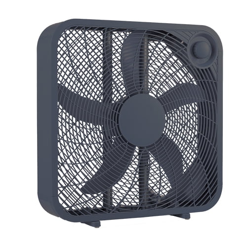 Black 3-Speed Portable Box Fan X28924
