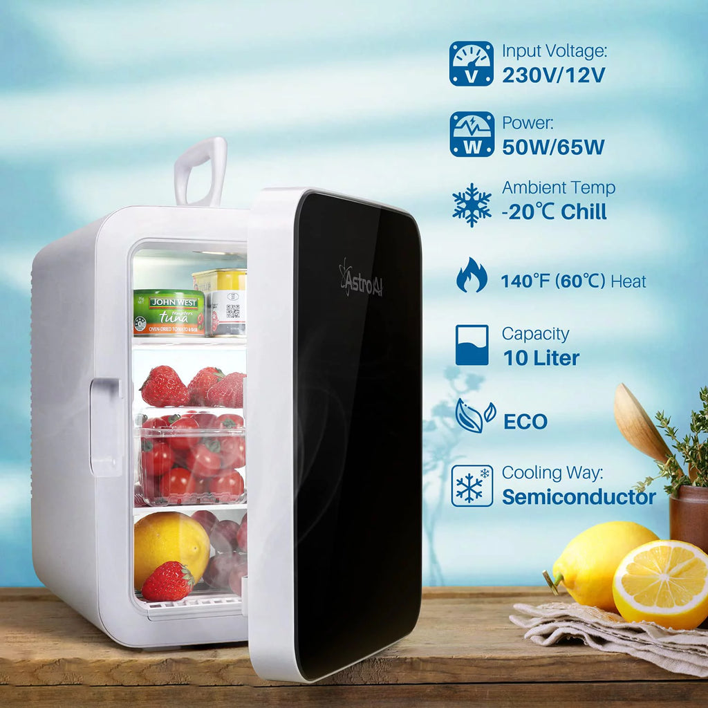10 Liter/15 Can Black Mini Fridge C579360