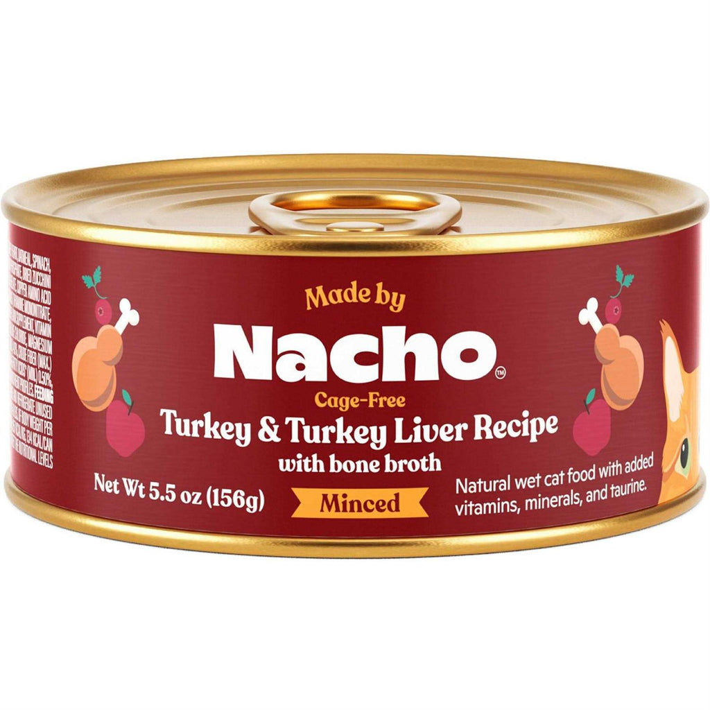 Cage-Free Turkey & Turkey Liver Recipe Minced Wet Cat Food J963698