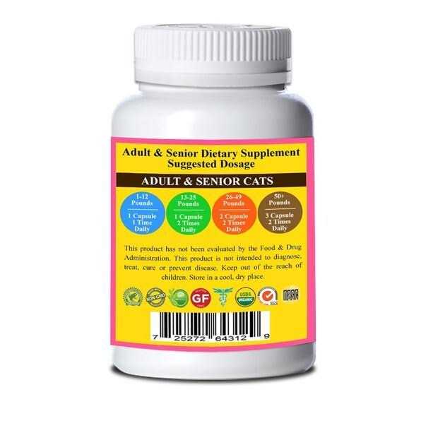 Pancreas Support Capsules for Dogs Cats U191