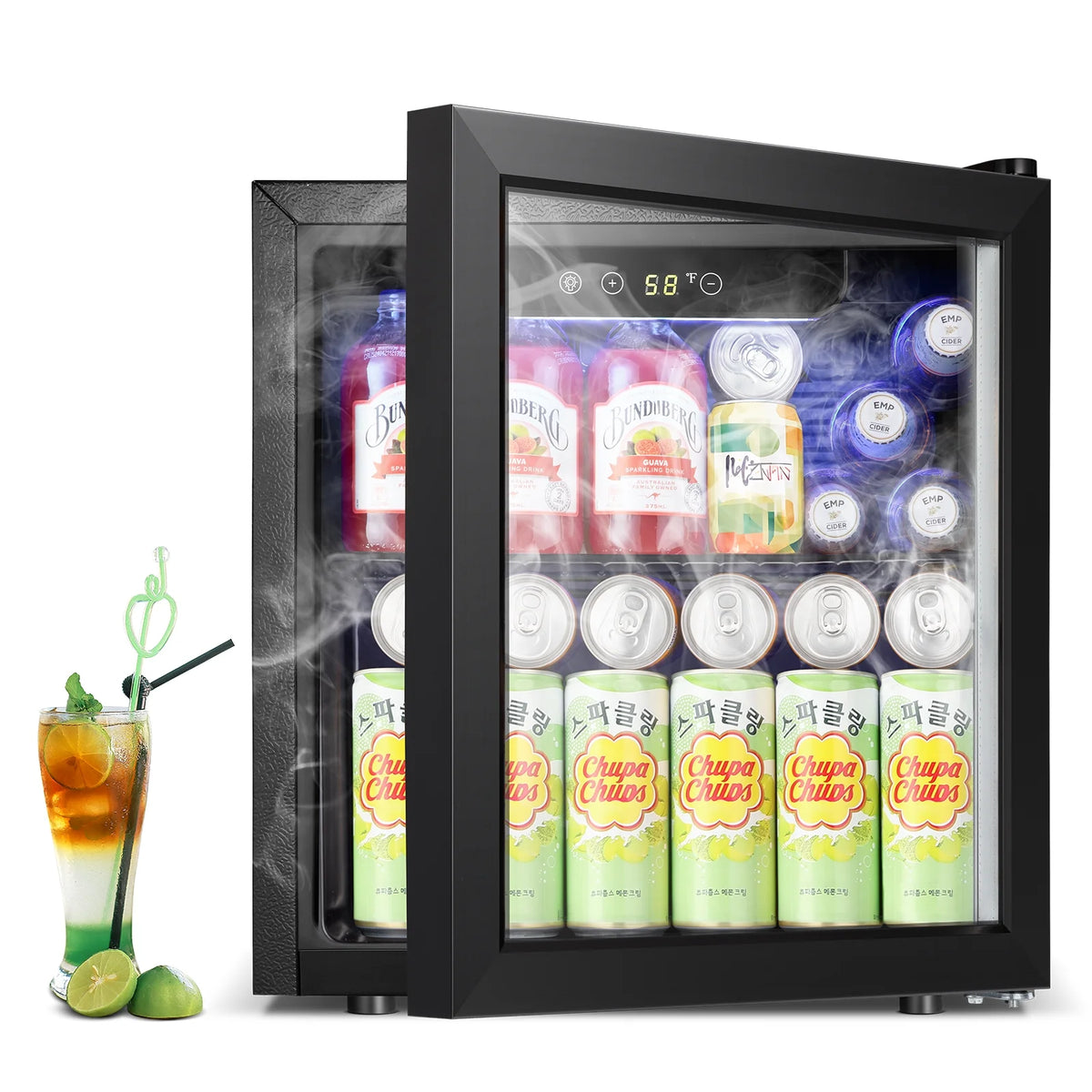 1.3 Cu.ft Beverage Cooler with Transparent Glass Door I86739