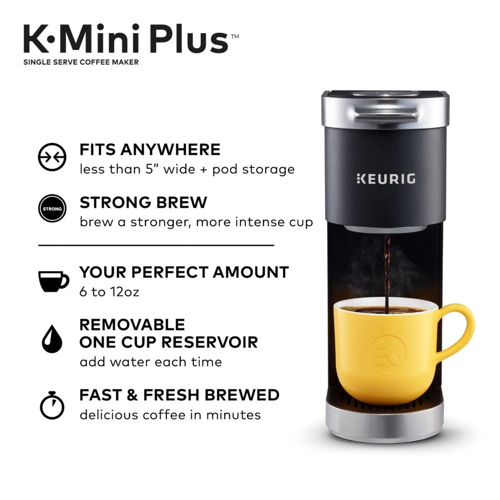 Single Serve K-Cup Pod Coffee Maker Matte Black D8980