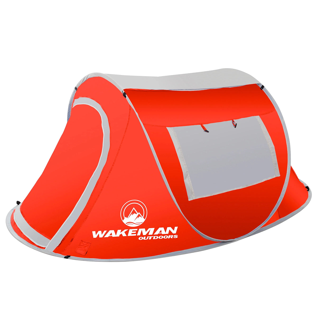 Blue Water-Resistant Polyester 2-Person Pop-up Tent with Rainfly and Carry Bag Z621