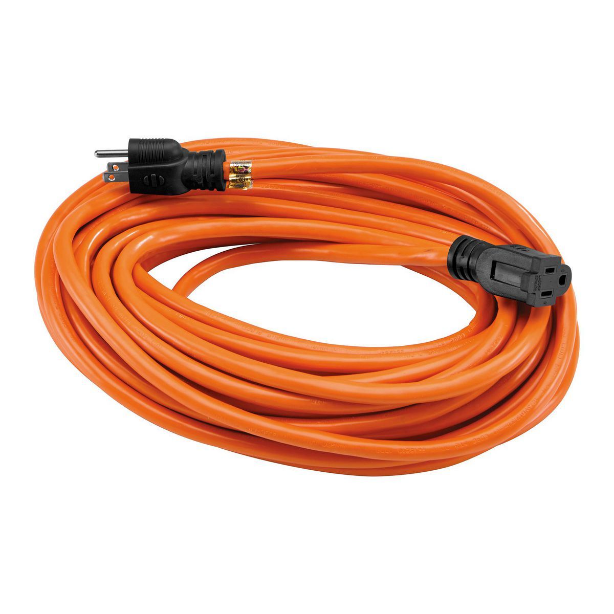 50 ft. 12/3 Gauge Outdoor Extension Cord, Orange L5220
