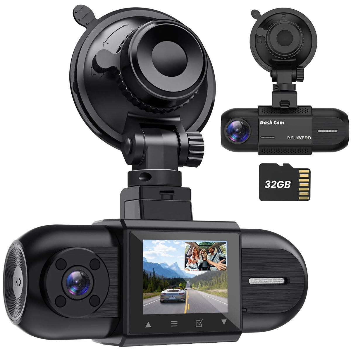 1080P FHD Car Camera with IR Night Vision P95637