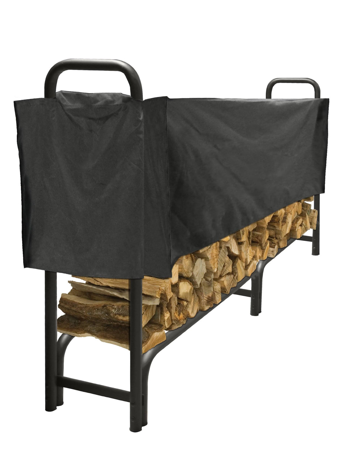 Black 8 ft Log Rack Cover Z4479