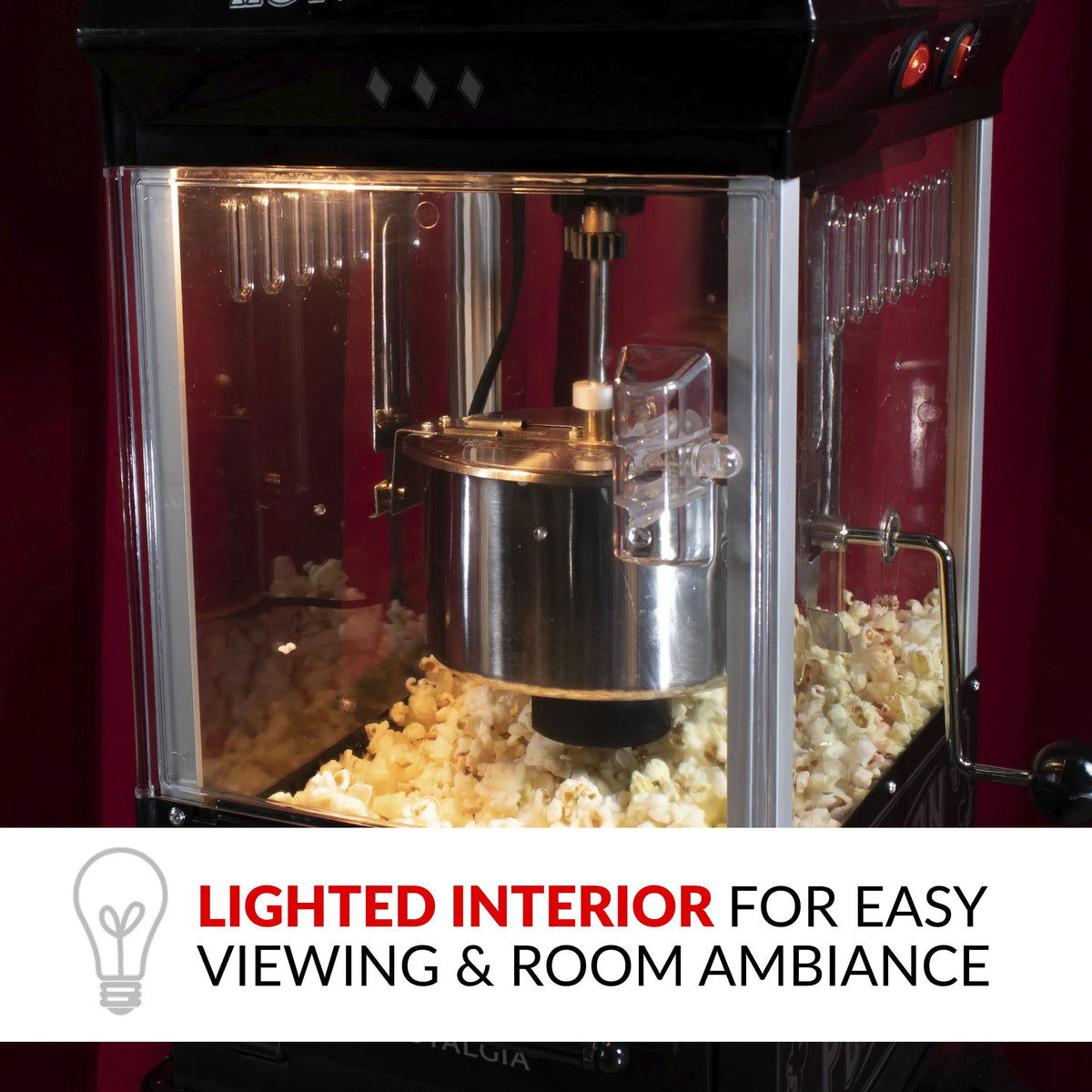 2.5 Ounce Popcorn Cart with 5-Quart Bowl J27645