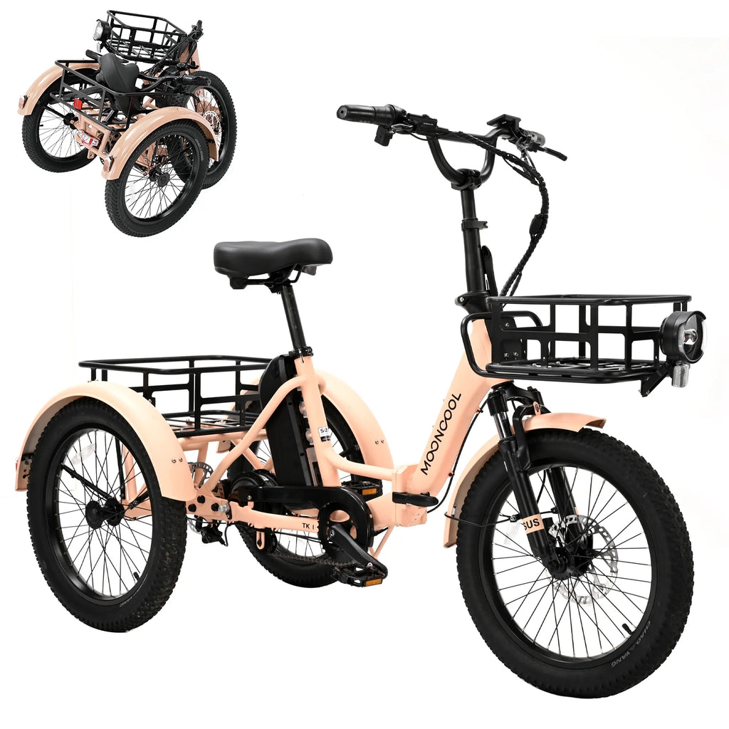 24/26 Electric Tricycle 350W 36V 7 Speeds with Large Basket K879904