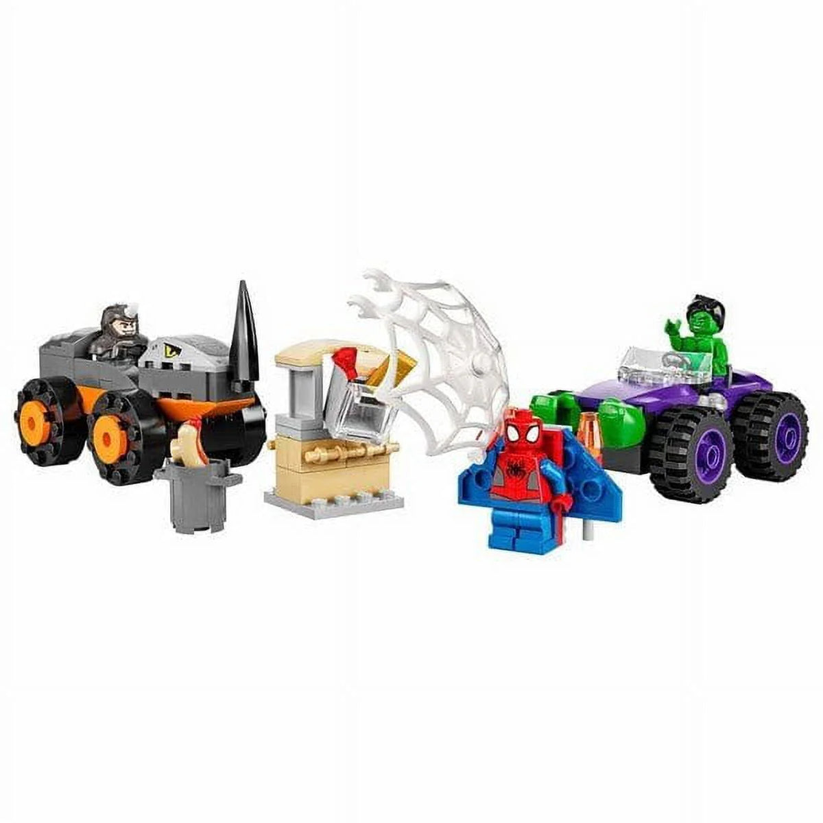 Lego Marvel Spidey and Friends Rhino vs Truck 10782 M78201