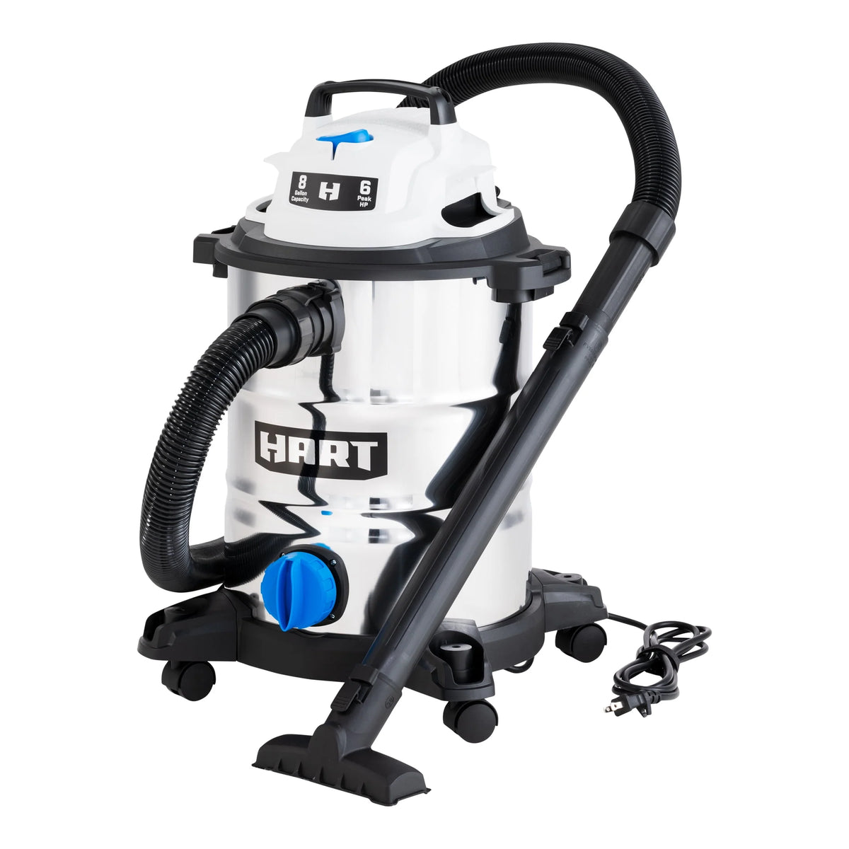 8 Gallon 6 Peak HP Stainless Steel Wet/Dry Vacuum K67756