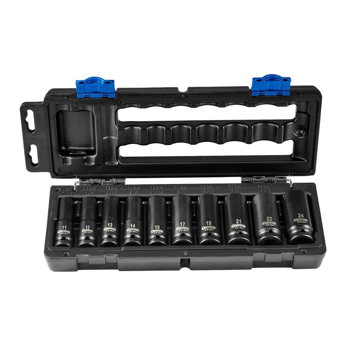 1/2 in. Drive Metric Impact Deep Socket Set, 10-Piece I664