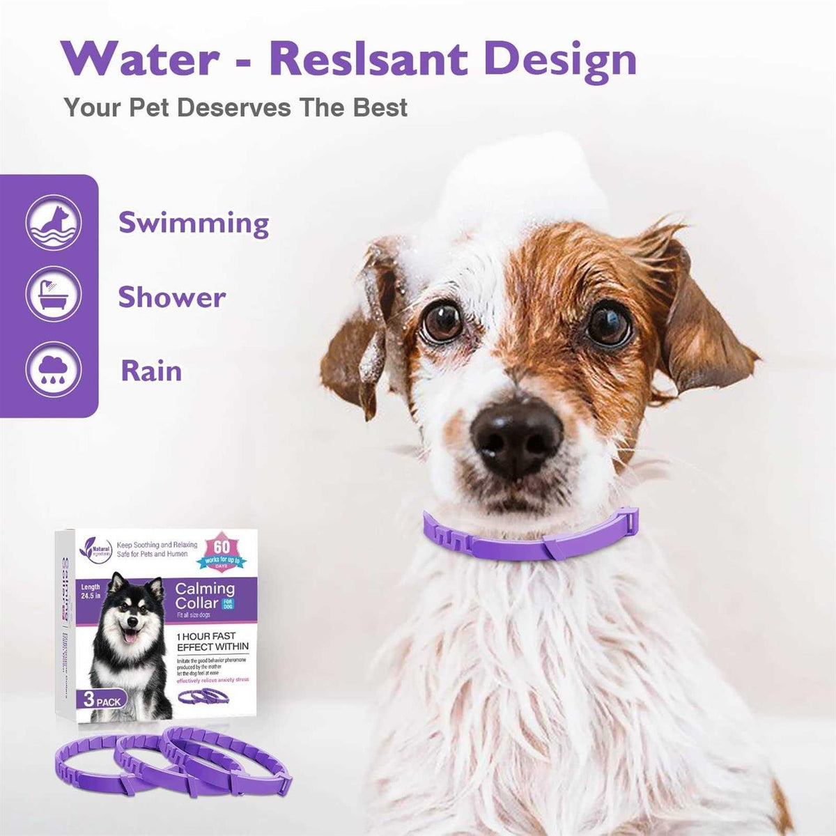Adjustable Calming Collar 3 Packs A366