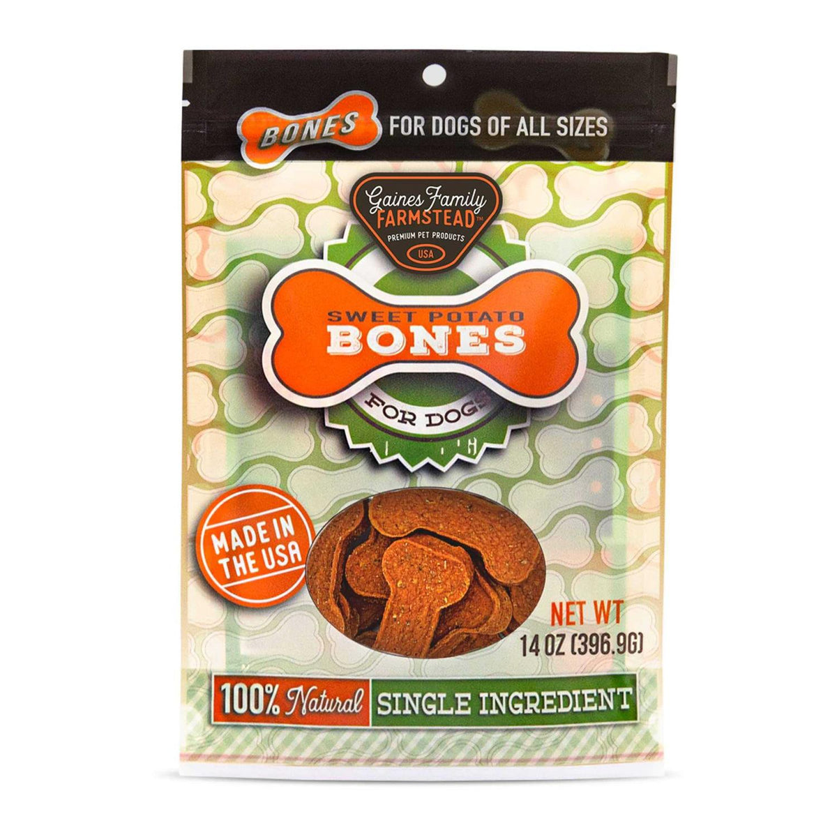 Sweet Potato Dog Bones U54873