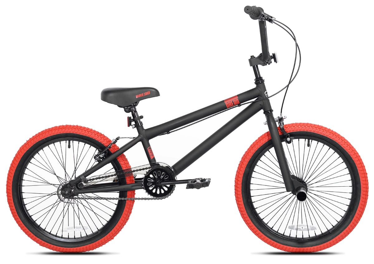 20 In. Black and Red BMX Bike W9724