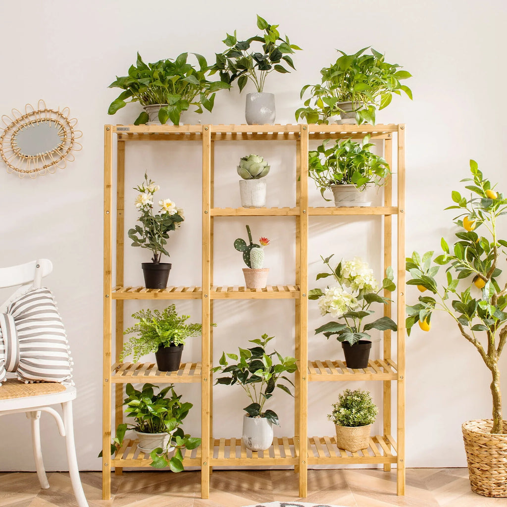Bamboo Storage Organizer Rack X910