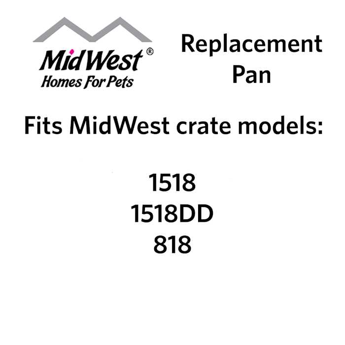 Dog Crate Replacement Pan S833274