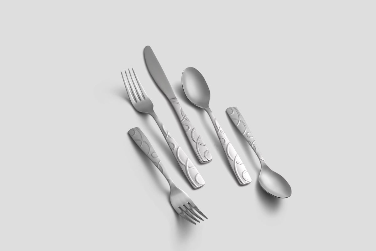 45-Piece Stainless Steel Flatware Set A227