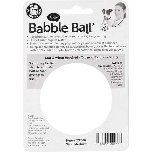 Talking Babble Ball Z651
