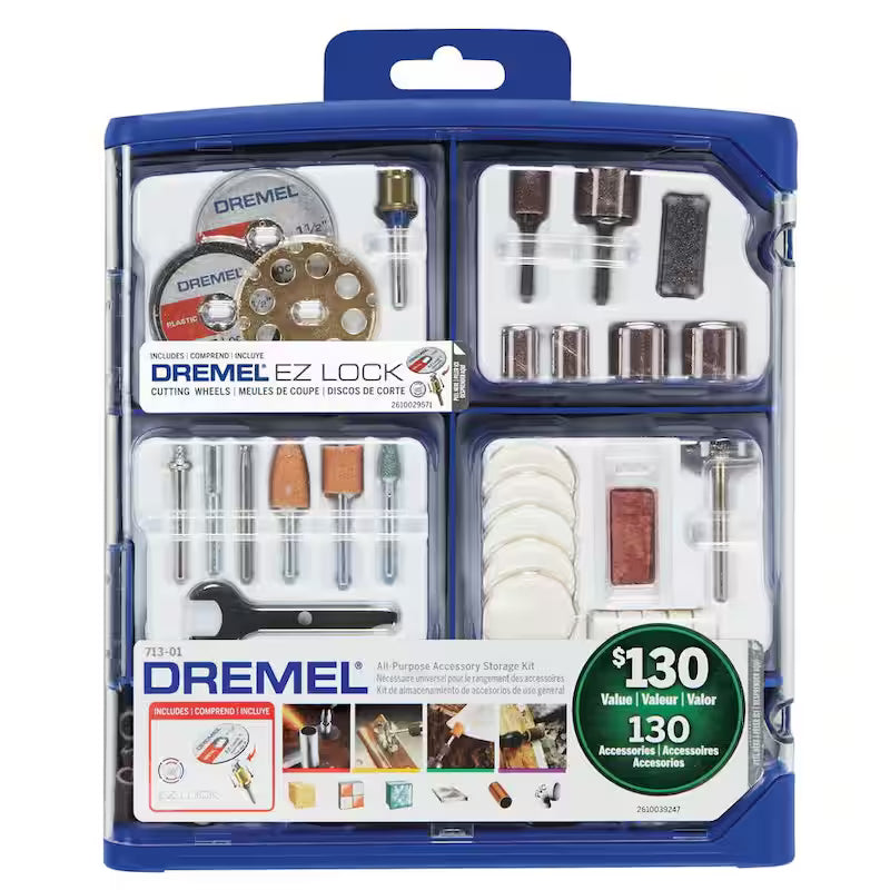 130-Piece Rotary Tool Accessory Kit K49958