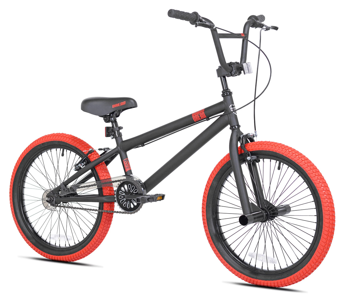 20 In. Black and Red BMX Bike W9724