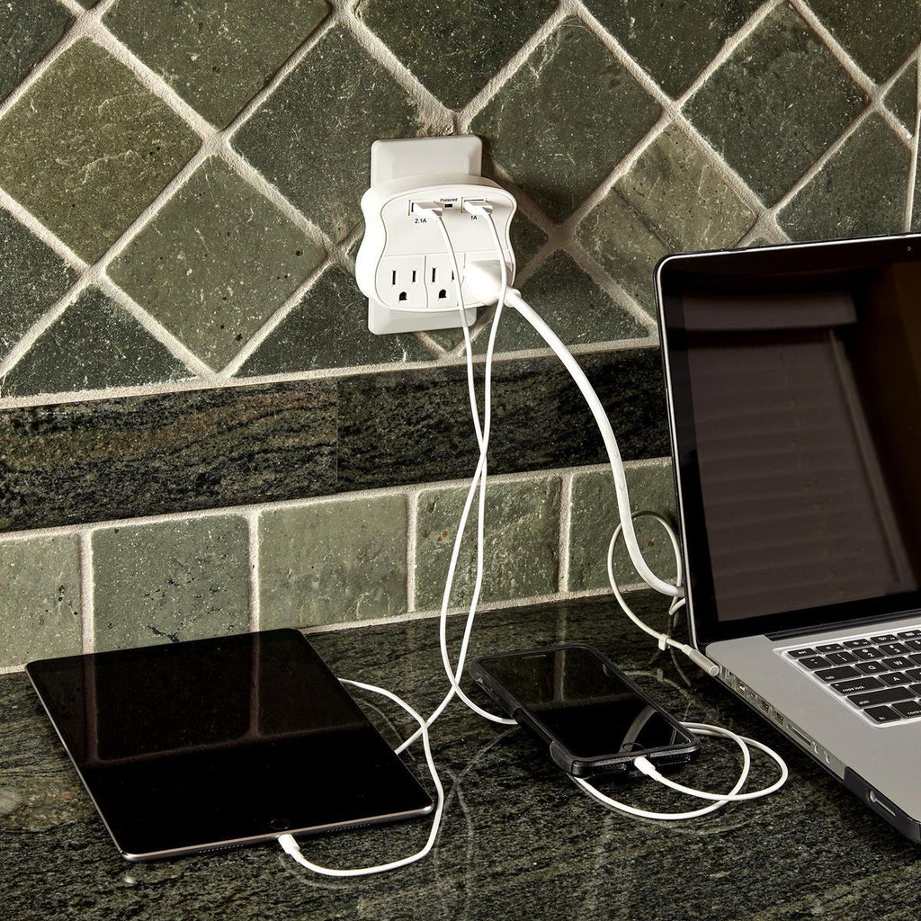 3-Outlet 2 USB Wall Adapter X2906